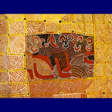 Aboriginal Art Canvas - Betty West-Size:140x188cm - H